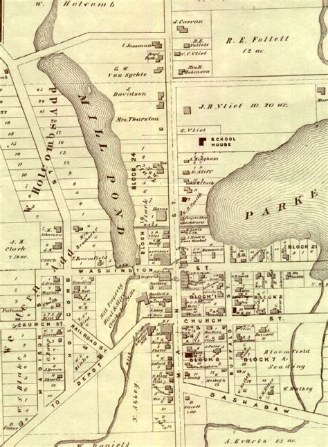 Search and share any place, find your location, ruler for distance measuring. (2) Map of Clarkston, MI - Michigan History