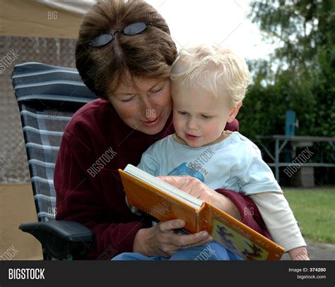 Grandma Reading Book Image And Photo Bigstock