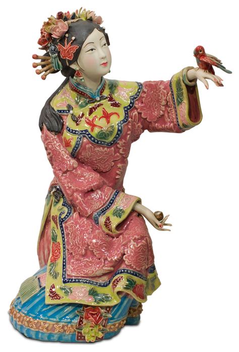 Chinese Porcelain Doll Asian Decorative Objects And Figurines By China Furniture And Arts