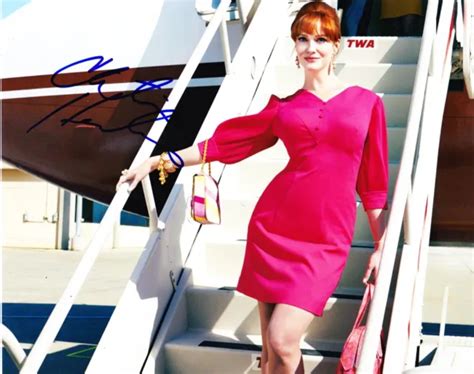 Hot Sexy Christina Hendricks Signed 8x10 Photo Autograph Mad Men Coa