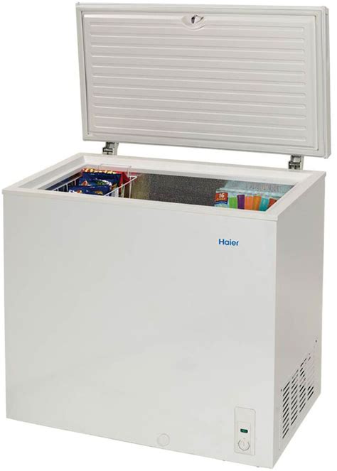 haier chest deep freezer 7 1 cu ft small size wide compact dorm