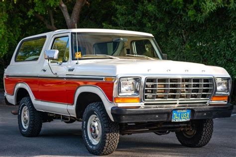 20k Mile 1979 Ford Bronco 4 Speed For Sale On Bat Auctions Sold For