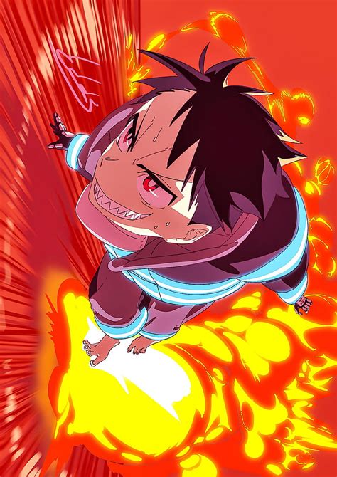 Anime Shinra Kusakabe Fire Force Iphone Fire Force Fondo De Pantalla