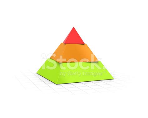 Layered Pyramid Three Levels Stock Photo Royalty Free Freeimages