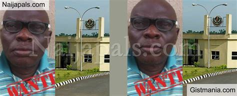 tasued lecturer olaniran balogun suspended over s3x for mark now declared wanted by icpc