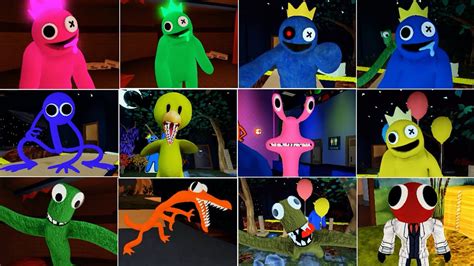 Accurate Rainbow Friends Rp All 11 Morphs Rainbow Friends All Morphs