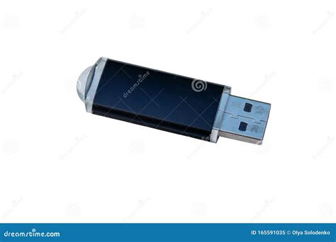 Usb Memory Stick Or Flash Drive Isolated On White Background Stock