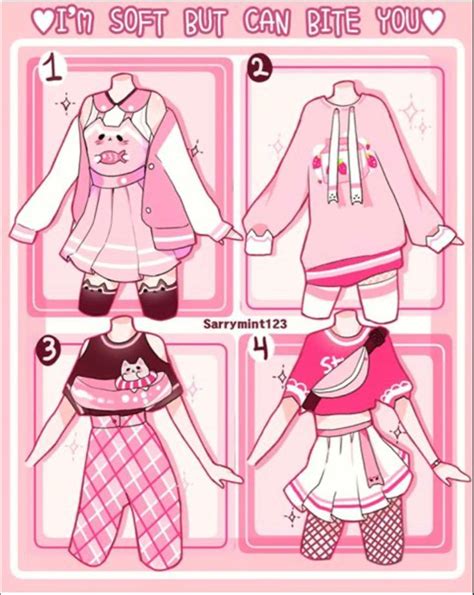 Sarrymint123 Soft Aesthetic Drawing Clothes Art Outfit Drawing