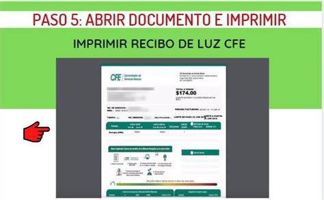 🥇 Imprimir Recibo De Luz Cfe【 Descargar