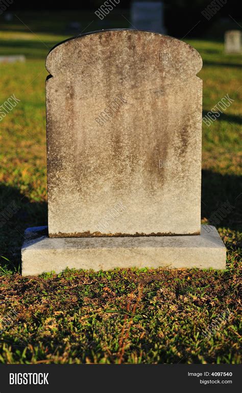 Blank Tombstone Image And Photo Free Trial Bigstock
