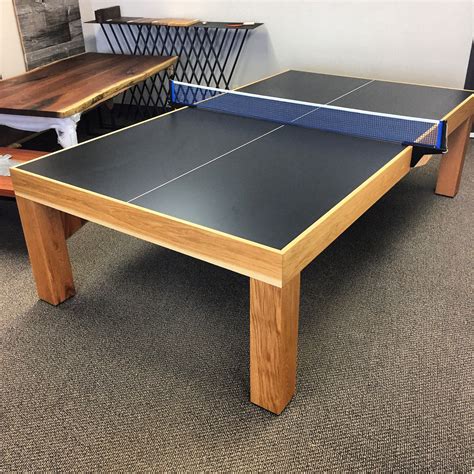 This Custom Built Ping Pong Table Made From White Oak Is A Perfect