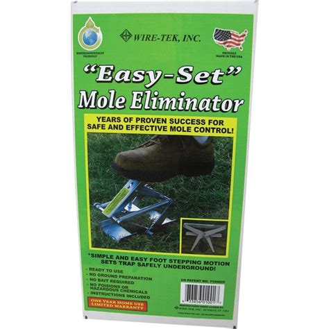 Mole Eliminator Trap Easy Set Wire Tek 1001 Nebraska Turf Products