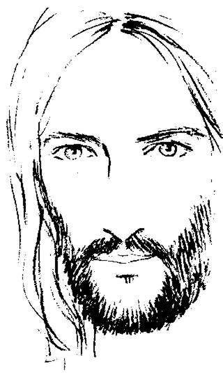 Free Printable Stencil Jesus Face Coloring Pages For The Kids Images