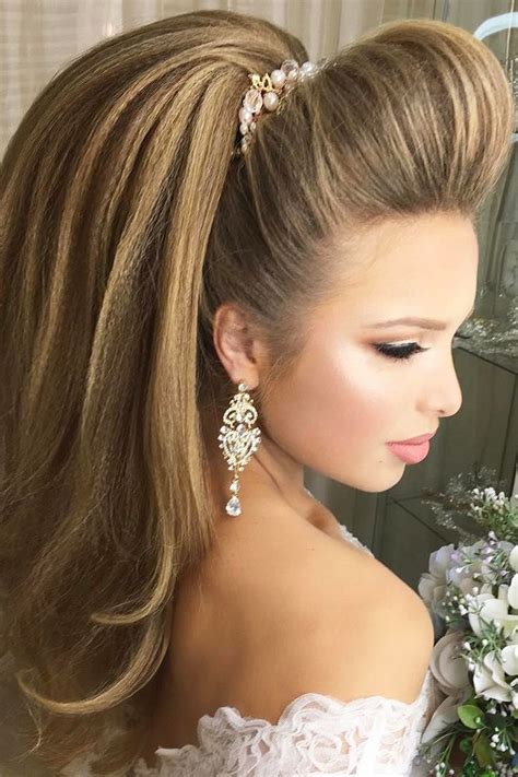 36 Pretty Swept-Back Wedding Hairstyles | Wedding Forward | Wedding