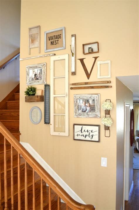 15+ awesome arranging pictures on a stair wall ideas staircase wall galleries are one of the most popular and traditional things for everyone who lives in a house. | Staircase wall decor, Wall decor bedroom, Modern wall decor diy