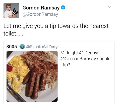 gordon ramsay rates peoples food on twitter and they get roasted instead of food ftw gallery