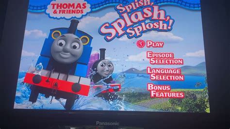 Thomas And Friends Splish Splash Splosh 2010 Dvd Menu Walkthrough Youtube