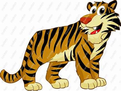 Tiger Cartoon Clip Clipart Animated Tigers External