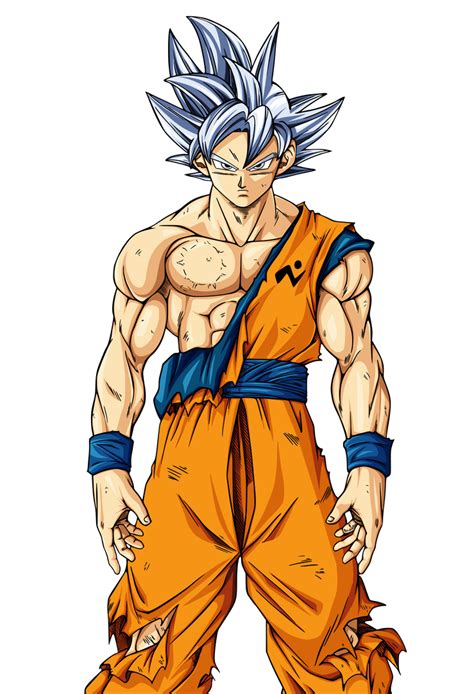 Son Goku Mui Render By Butanobakaart On Deviantart Dragon Ball Super