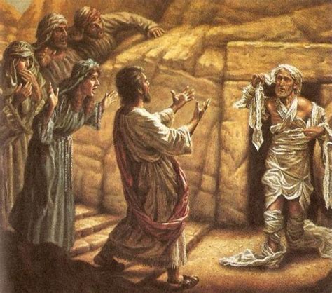 Imágenes De Jesús Con Lázaro Resucitado