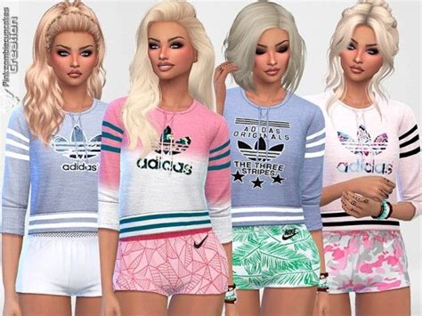 The Sims Resource Athletic Sweatshirts Collection Recolor 1 By