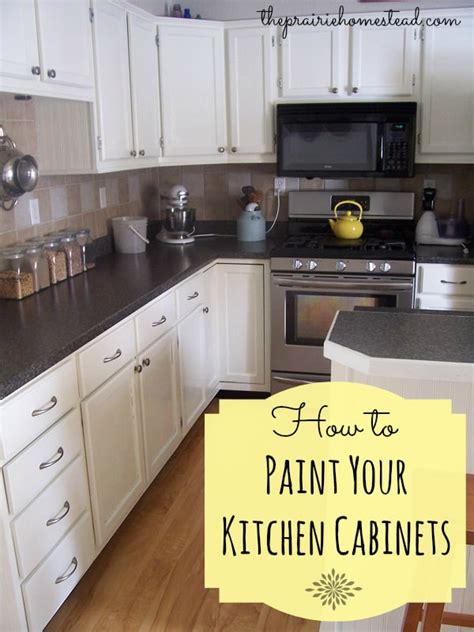 How To Paint White Kitchen Cabinets Look Like Wood