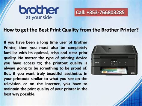 How To Get The Best Print Quality From The Brother Printer Brother