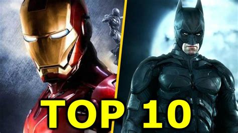 Top 10 Greatest Superheroes Of All Time Marvel And Dc Youtube