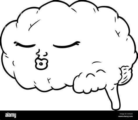 Cartoon Brain Stock Vector Image And Art Alamy