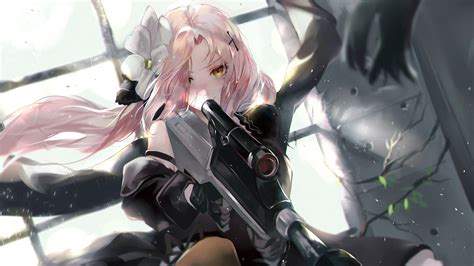 Anime Sniper Girl 4k 225 Wallpaper Pc Desktop