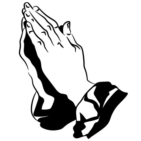 Praying Hands Printable Vector Svg Art Praying Hands Hand Images And