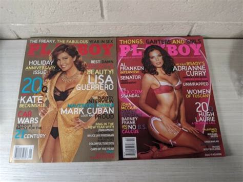 Playboy Lot January February Lisa Guerrero Adrianne Curry Ebay