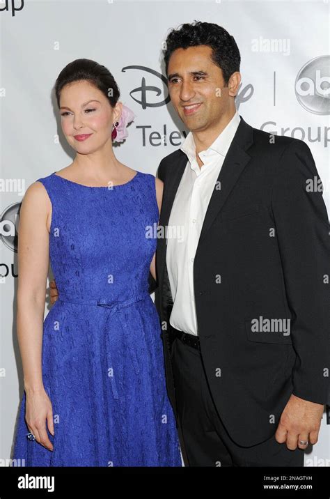 Ashley Judd At Left And Cliff Curtis Arrives At Disney Abc Television