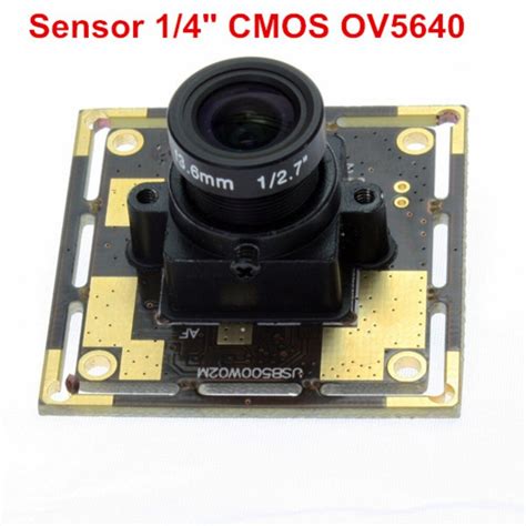 Elp Cmos 5mp 2592x1944 Usb Camera Module Ov5640 Sensor Surveillance