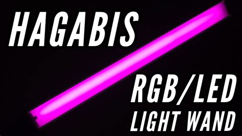 You need continuous light to capture proper recordings. Video Light or Light Saber? Hagibis RGB LED Handheld Light ...