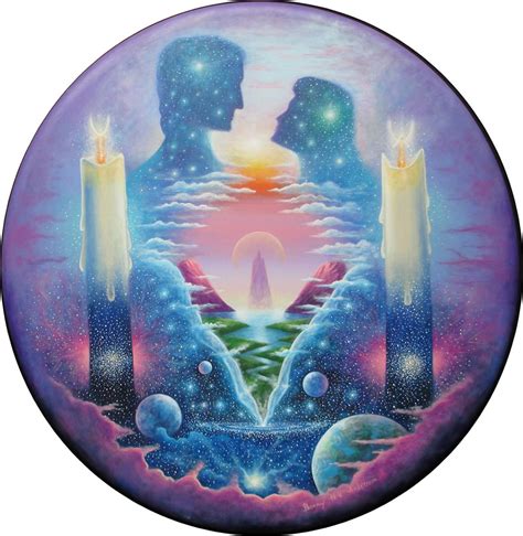 Candle Of Light By Benny Hv Andersson Esoteric Art Twin Souls Shape