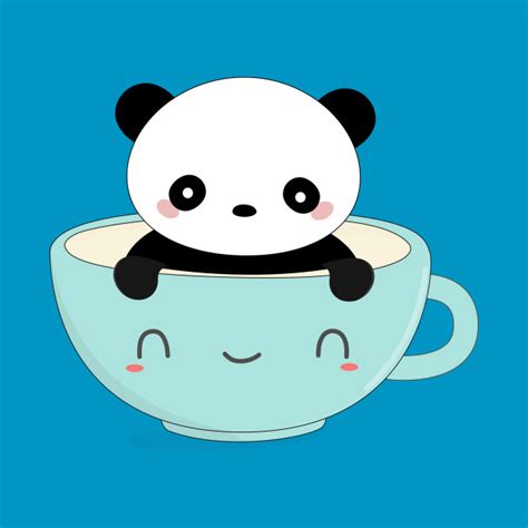 Cute Coffee Panda T Shirt Panda T Shirt Teepublic