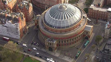 Aerial View Of London Concert Venue The Royal Albert Hall And The