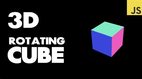 How To Create A 3d Rotating Cube In Javascript Threejs Basic