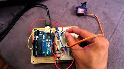 Servo Motor Controlled By Potentiometer With Arduino Youtube