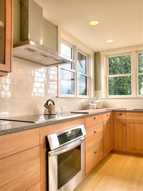 Impressive Subway Tile Backsplash In Kitchen Traditional