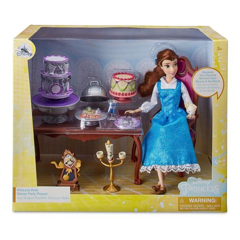 Belle Classic Doll Dinner Party Play Set Beauty And The Beast