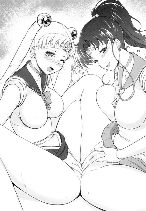 Rule 34 2girls Asahina Hikage Big Breasts Bishoujo Senshi Sailor Moon Cameltoe Choker Double