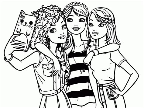This kawaii coloring pages are fun way to teach your kids about kawaii. Barbie Coloring Pages for Girls: Toddlers & Adults » Print ...