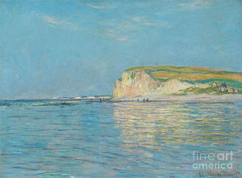 Low Tide At Pourville Near Dieppe 1882 By Claude Monet Painting By