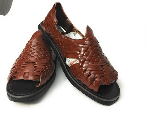 Mexican Leather Huarache Sandals Huaraches Mexicanos Etsy