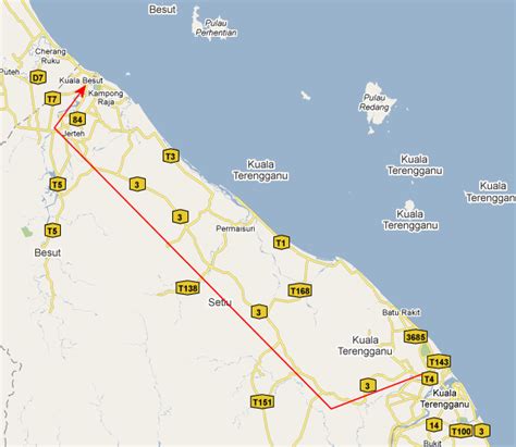 Kuala terengganu bölge bir olan bölge eyaletindeki terengganu , malezya. Driving from KL to Kuala Besut: Kuala Terengganu to Kuala ...
