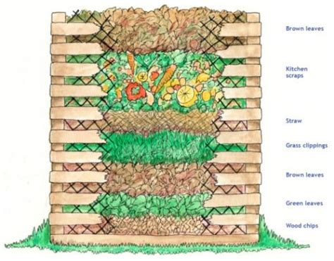 How To Layer The Compost Pile Credit David Lanford Compost Bin Diy