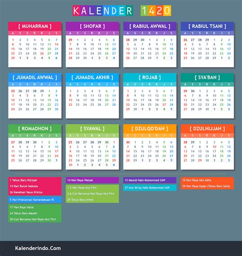 2024 Hijri Calendar