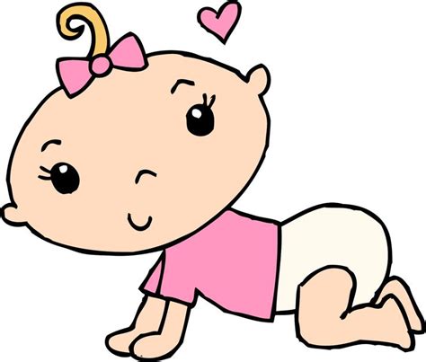 Baby Girl Crawling Clipart Clip Art Library